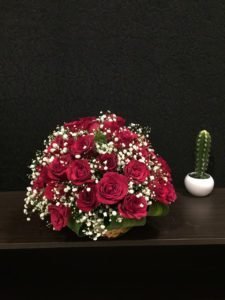 50 Red Roses Flower Arrangement