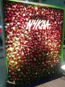 flower wall for nykaa